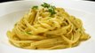 Linguini a la carbonara // recetas de comida italiana // recetas de pastas