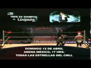 Último Dragoncito vs Pequeño Universo Segunda caída CMLL