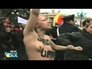 Mujeres protestan desnudas en el Vaticano