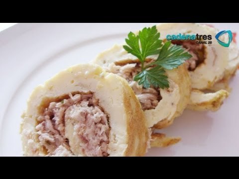 Receta de rollitos de atún. Receta bocadillos / Día del niño / Día del niño con Many Muñoz