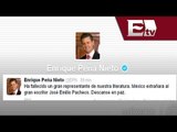 Intelectuales y Políticos lamentan la muerte de José Emilio Pacheco / Muere José Emilio Pacheco