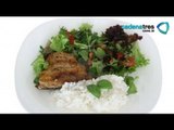 Receta de como preparar ensalada de pollo con arroz. Receta de pollo / Receta comida mexicana