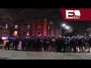 Intento de desalojo deja 73 personas detenidas / Excélsior Informa