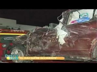 "El Juli" sufre accidente automovilístico