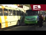 Setravi suspende ruta de microbuses en Iztapalapa por accidente vial/ Comunidad Yazmin Jalil