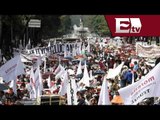 Cuauhtémoc Cárdenas se une a la marcha en contra de la Reforma Energética / Andrea Newman