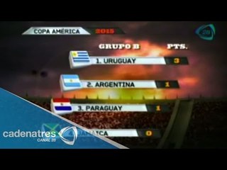 Así marcha la clasificación de la Copa América tras la primera jornada