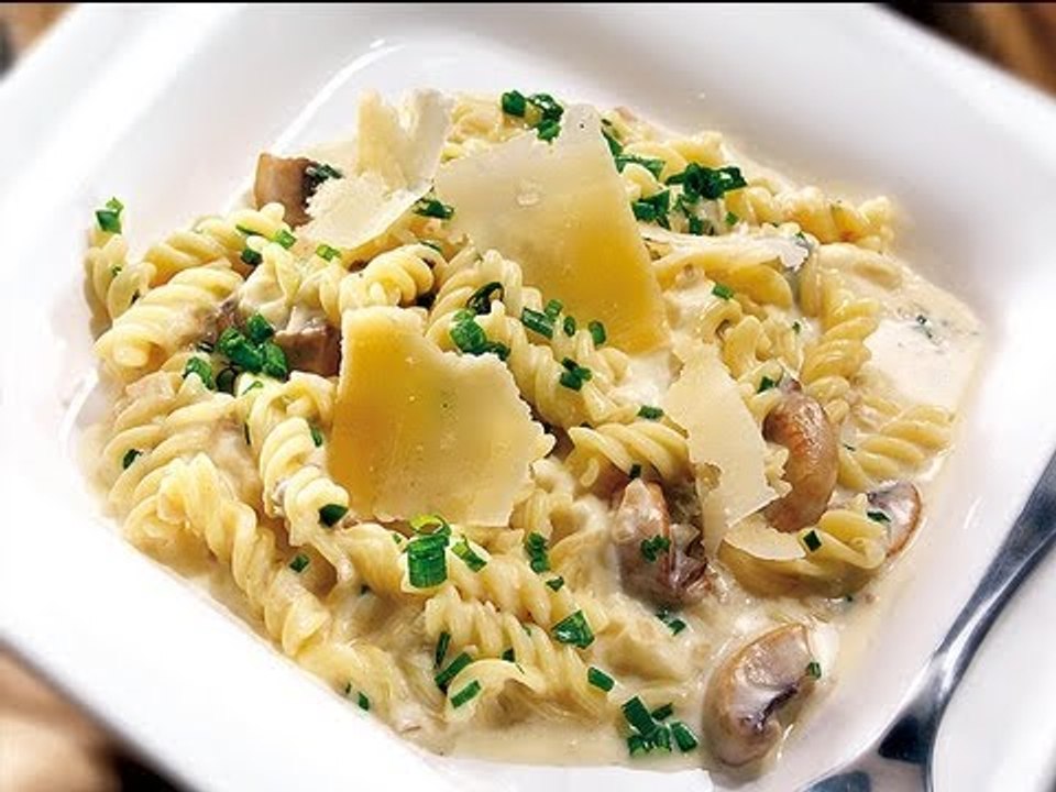 Pasta a los tres quesos