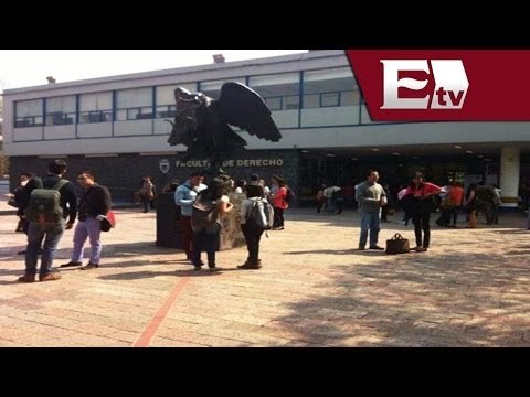 UNAM: Maestros realizan huelga de hambre en Facultad de Derecho / Vianey Esquinca