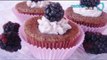 Receta para preparar cupcakes de moras azules. Receta de cupcakes / Receta muffins