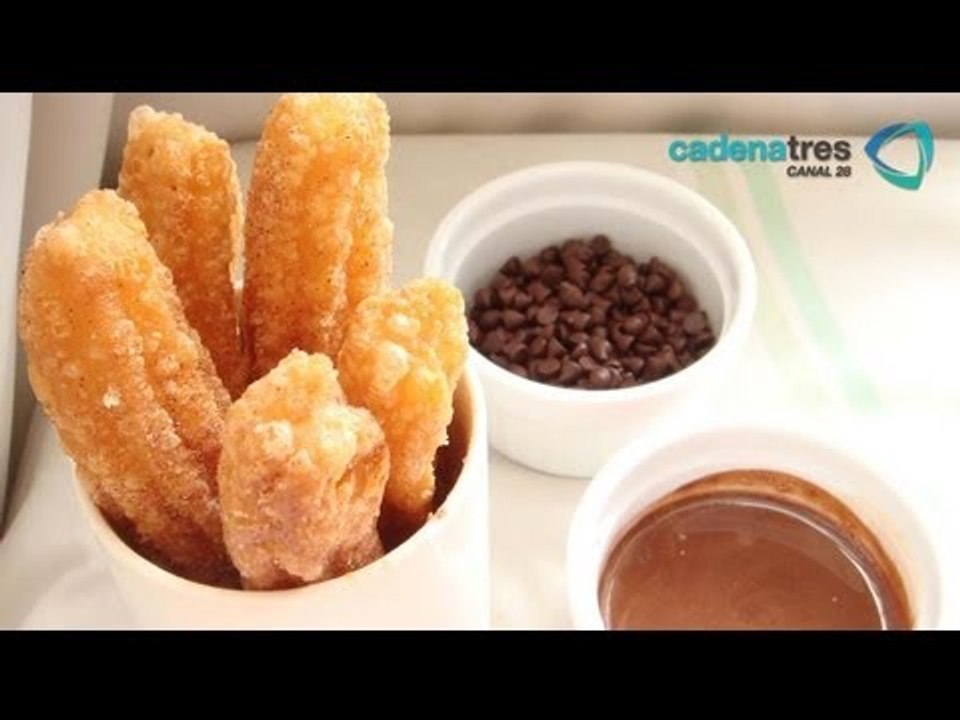 Receta para preparar mordidas de churros. Receta de churros / Churros tradicionales /