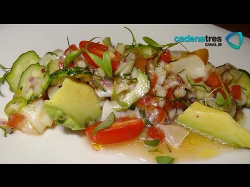 Receta para preparar ceviche de sierra ahumada. Receta de ceviche / Receta sierra ahumada