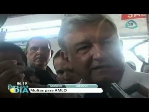 Enfrenta Obrador multa de 129 mdp por rebasar tope de gastos de campaña
