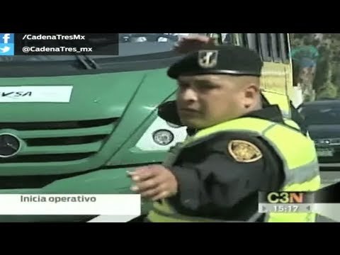 Inicia operaciones Policía del Transporte del DF