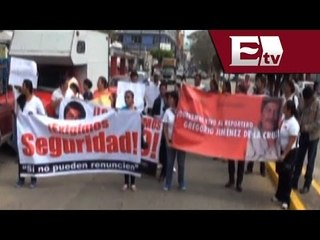 Reporteros veracruzanos demandan encontrar a periodista desaparecido/ Titulares de la tarde