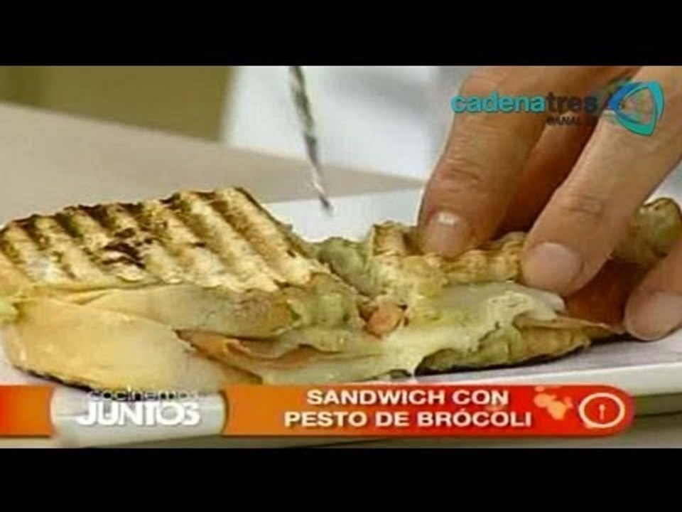 Receta para preparar pesto de brócoli. Receta de pesto / Receta brócoli / Receta de salsa italiana