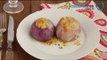 Receta para preparar cebollas rellenas rostizadas. Receta de cebollas / Recetas comida rostizada