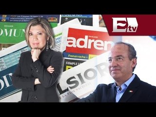Felipe Calderón relanza su fundación; afuera, protestas / Duro y a las cabezas con Ivonne Melgar