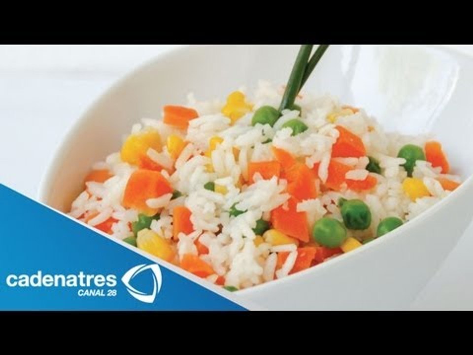 Receta para preparar arroz. Receta de arroz / T...