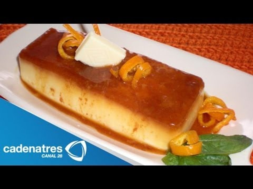 Receta para preparar flan de limón con frutas. Receta de flan / Flan de limón