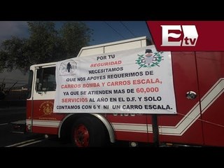 Bomberos de Tacuba denuncian que no cuentan con unidades para su trabajo / Excélsior informa