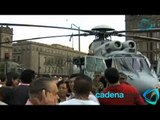 Las Fuerzas Armadas presumen su equipamiento en el Zócalo capitalino. Cadenatres Noticias