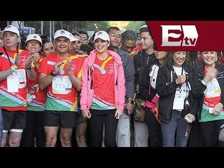 Mancera y Ximena Navarrete participan en la carrera Kardias/ Comunidad Yazmin Jalil
