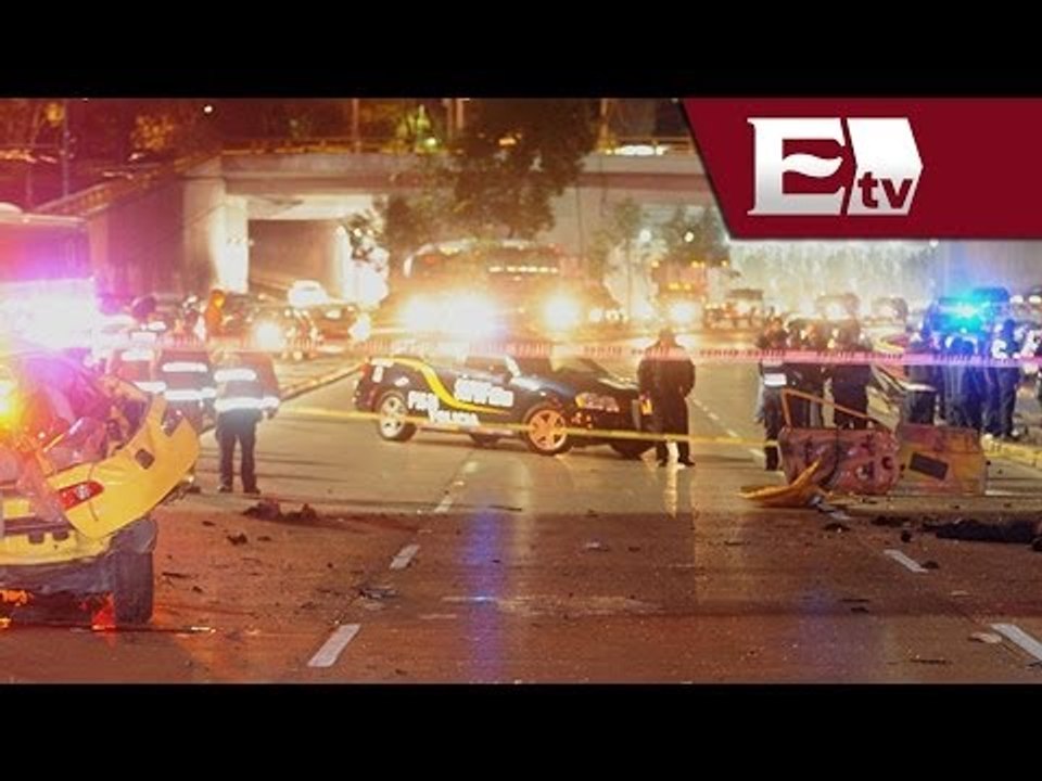 Mueren 4 jóvenes ebrios en accidente vehicular en Circuito Interior / Comunidad Yazmin Jalil
