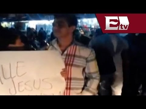 Comerciantes de Tepito bloquean Eje 1 / Paola Virrueta