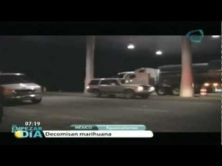 Decomisan media tonelada de marihuana en Aguascalientes