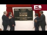 Jefes de Estado develan placa conmemorativa de Cumbre de Líderes  / Ricardo y Gwendolyne