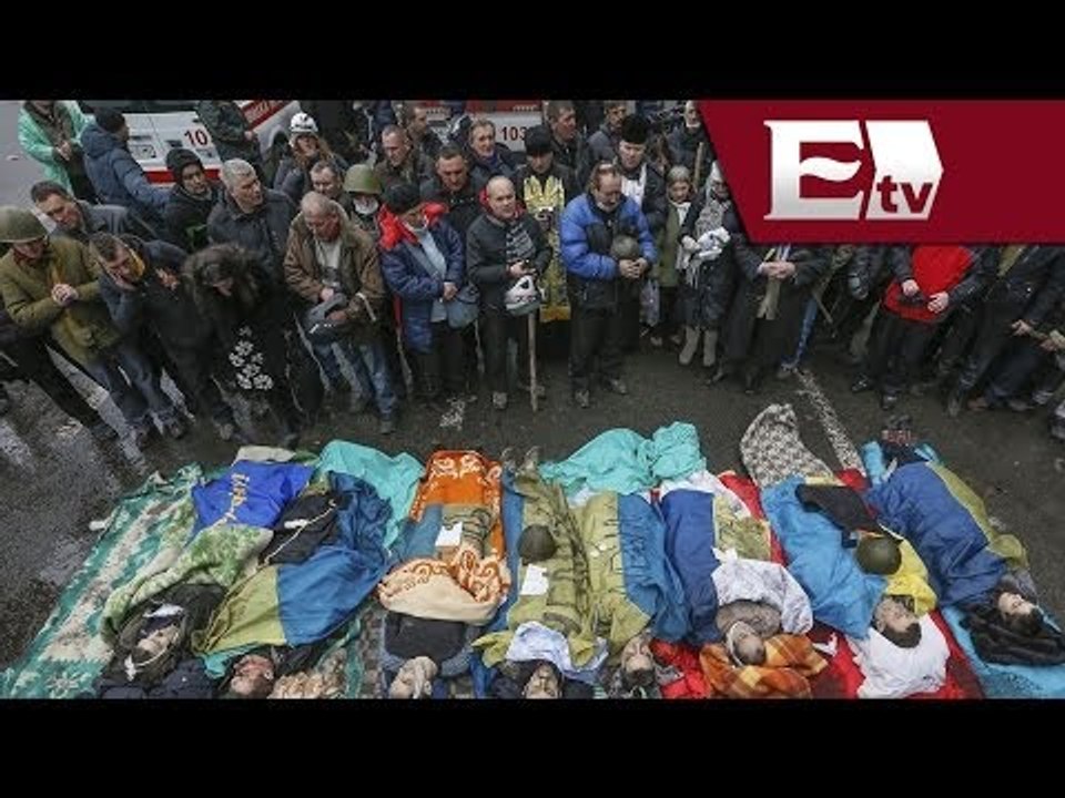 Rompen tregua en Ucrania; enfrentamientos dejando al menos 100 muertos  / Julio y María