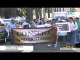 Maestros y estudiantes de la UACM pide que el gobierno respete su autonomía