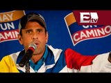 Nicolás Maduro tendrá que explicar irregularidades durante su mandato: Capriles / Ricardo