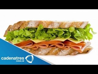 Receta para preparar sandwiches de jamón de pavo. Receta de sandwiches / Bocadillos