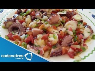 Receta de pulpo al estilo progreso. Instituto Culinario Coronado / Cocinando con Arturo