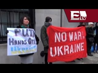 Neoyorquinos reprueban intervención de Putin en conflicto ucraniano/ Global Paola Barquet