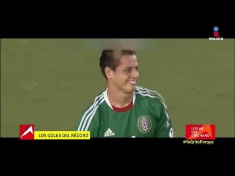 Los 46 goles de Chicharito con la Selección Mexicana