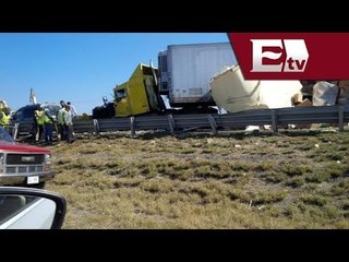 Download Video: Carambola deja 17 personas lesionadas en autopista Veracruz- México / Ricardo