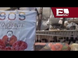Protestas en contra del gobierno de Nicolás Maduro  deja tres lesionados / Julio y María