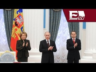 Putin firma ley que anexa Crimea a territorio ruso  / María Navarro