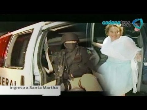 Elba Esther Gordillo ingresa al reclusorio de Santa Martha. Elba Esther Gordillo tras las rejas