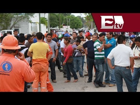 Trabajadores de Oceanografía protestan en Campeche / Titulares con Georgina Olson