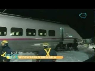 Se descarriló tren bala con 130 personas
