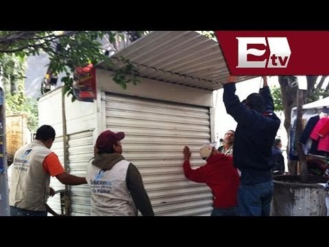 Retiran 46 puestos durante operativo en la Delegación Benito Juárez / Comunidad con Óscar Cedillo