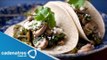 Receta de tacos de poblano con champiñones  Receta de tacos / Antojitos mexicanos / Cats