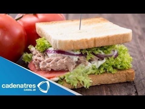 Receta para preparar sandwiches de atún. Receta de sandwiches / Bocadillos