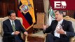 Peña Nieto llama a potenciar la relación comercial México- Ecuador  / Andrea Newman
