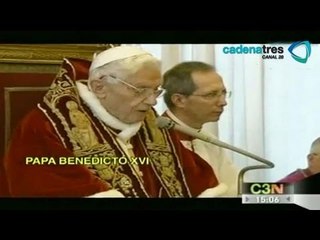 Benedicto XVI se despidió de los cardenales