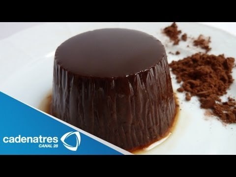 Receta de flanes de chocolate y kahlúa. Cocinando con Muñe Garcini / Flanes / Postres